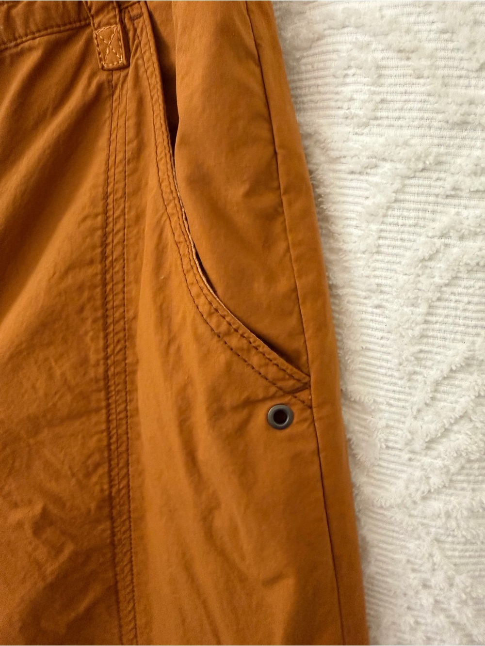 Pilcro Burnt Orange Utility Jogger Pants - Picture 5 of 8